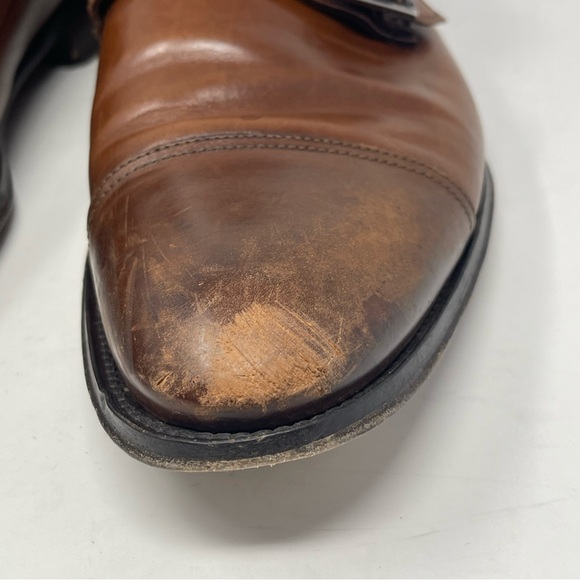 To Boot New York Adam Derrick Shoes Mens 11.5 Brown Leather Double Monk Strap main image 8